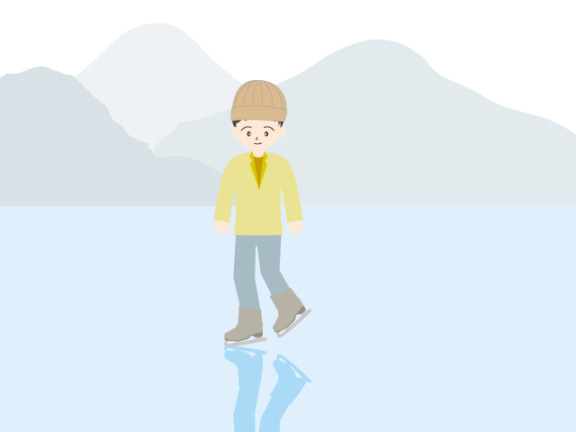 スケート｜氷 - イベント/シーズン/季節/ダウンロード/無料/イラスト/春/夏/秋/冬