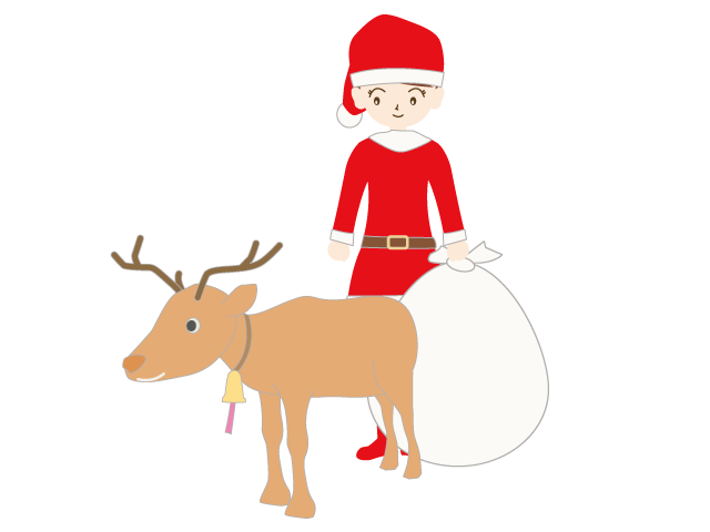 サンタクロース｜プレゼント｜クリスマス - イベント/シーズン/季節/ダウンロード/無料/イラスト/春/夏/秋/冬