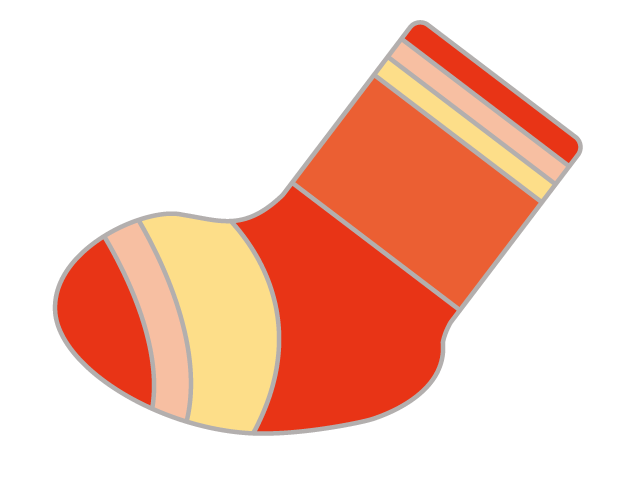 靴下｜プレゼント｜クリスマス - イベント/シーズン/季節/ダウンロード/無料/イラスト/春/夏/秋/冬