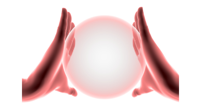 赤い球体を両手ではさむ｜両手で円を描く - ハンド/イラスト/手/写真/ダウンロード/フォト/画像加工OK