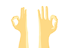良い/手のポーズ｜いいね - 手の表情・ポーズ｜無料イラスト素材