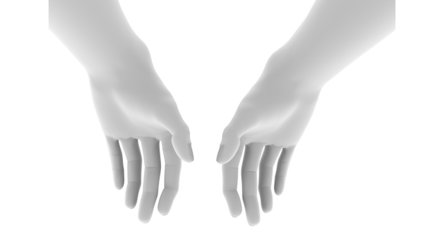 やる気のないようなポーズ｜手のカット - ハンド/イラスト/手/写真/ダウンロード/フォト/画像加工OK