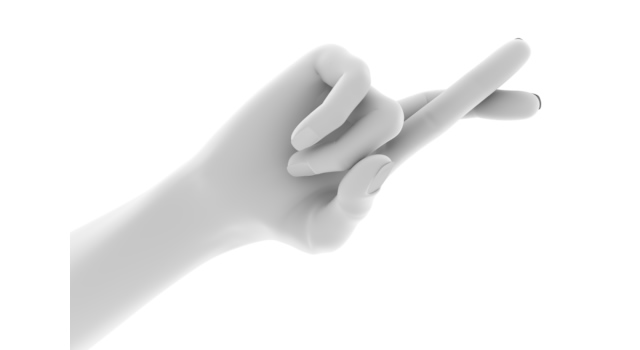 手の表現/中指/人差し指｜人差し指と中指 - ハンド/イラスト/手/写真/ダウンロード/フォト/画像加工OK