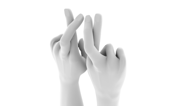 両手/人差し指と中指｜手の表現/中指/人差し指 - ハンド/イラスト/手/写真/ダウンロード/フォト/画像加工OK