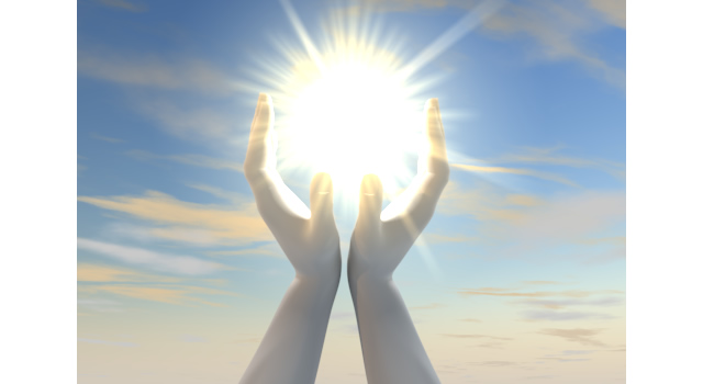 太陽に手をかざす｜祈りを捧げる/手の表現 - ハンド/イラスト/手/写真/ダウンロード/フォト/画像加工OK