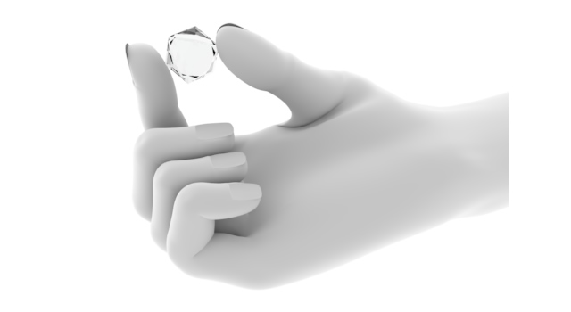 宝石をつまむ/手の表現｜希望をつかむ/手のポーズ - ハンド/イラスト/手/写真/ダウンロード/フォト/画像加工OK