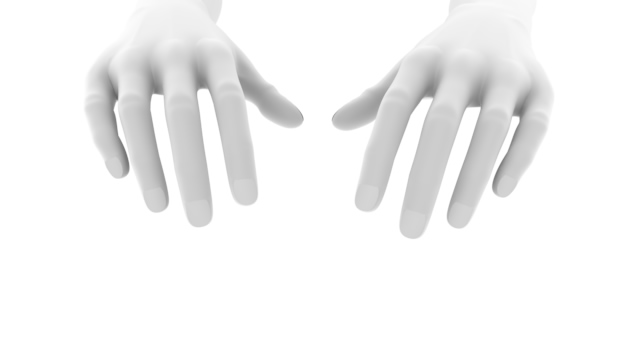 ぬぼ〜と手を差し出す｜両手をだす - ハンド/イラスト/手/写真/ダウンロード/フォト/画像加工OK