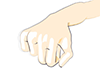 グー/手のポーズ｜拳/手の表現 - 手の表情・ポーズ｜無料イラスト素材