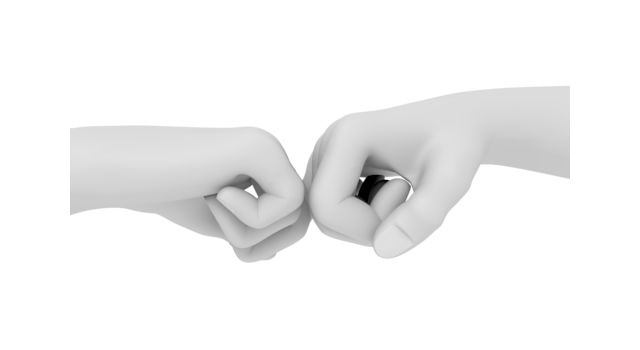 拳をぶつけ合う｜ジャンケン/グー/手のポーズ - ハンド/イラスト/手/写真/ダウンロード/フォト/画像加工OK