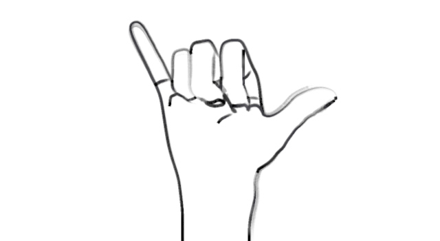 小指と親指/手の表現｜気楽に行こう - ハンド/イラスト/手/写真/ダウンロード/フォト/画像加工OK