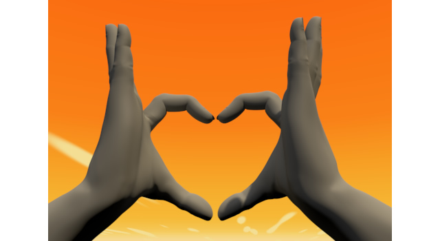 心/手の表情｜ハートマーク/手の表現 - ハンド/イラスト/手/写真/ダウンロード/フォト/画像加工OK