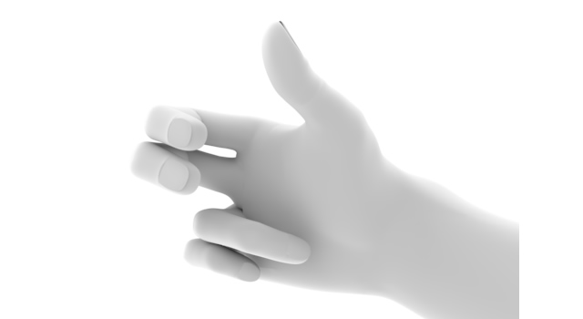 人差し指と中指を曲げる｜2本の指を曲げる/手の表情 - ハンド/イラスト/手/写真/ダウンロード/フォト/画像加工OK