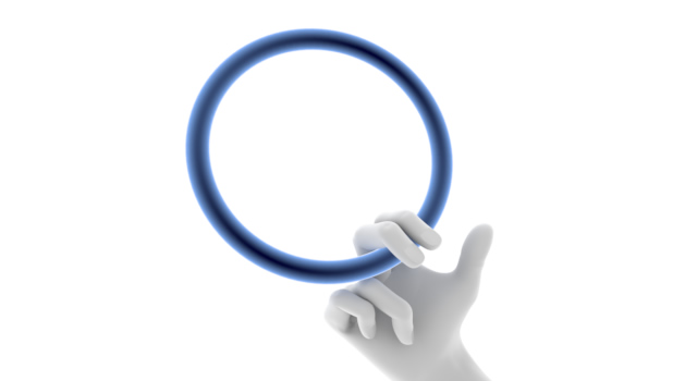 輪を持つ/手のポーズ｜2本の指を輪にひっかける - ハンド/イラスト/手/写真/ダウンロード/フォト/画像加工OK