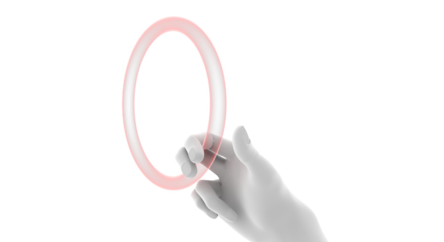 2本の指を輪にひっかける｜天使の輪をひっかける/イメージ - ハンド/イラスト/手/写真/ダウンロード/フォト/画像加工OK