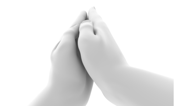 手を合わせ突き上げる/手の表情｜手を合わせていただきます - ハンド/イラスト/手/写真/ダウンロード/フォト/画像加工OK