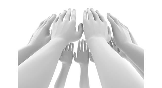 力を合わせる/みんなの願い/イメージ｜一緒になる/仲間になる/手の形 - ハンド/イラスト/手/写真/ダウンロード/フォト/画像加工OK
