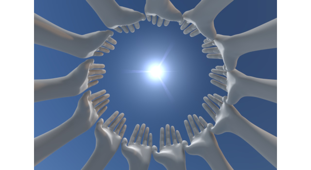 一緒になる/仲間になる/手の形｜協力し合う/団結/手の表現 - ハンド/イラスト/手/写真/ダウンロード/フォト/画像加工OK