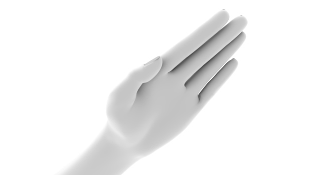 チョップ/手のポーズ｜指先を伸ばす - ハンド/イラスト/手/写真/ダウンロード/フォト/画像加工OK