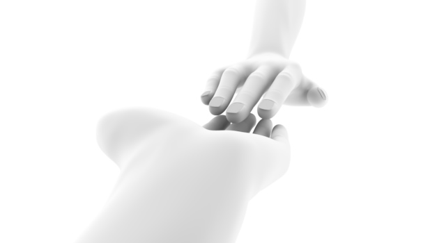 指が触れる/手のポーズ｜手をつなぐ/3DCG - ハンド/イラスト/手/写真/ダウンロード/フォト/画像加工OK