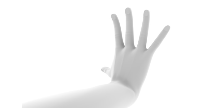 押す/手のポーズ｜手を地面につく - ハンド/イラスト/手/写真/ダウンロード/フォト/画像加工OK