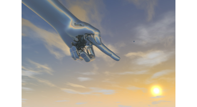 背景空/太陽を差す｜太陽を指差す/手の表現 - ハンド/イラスト/手/写真/ダウンロード/フォト/画像加工OK