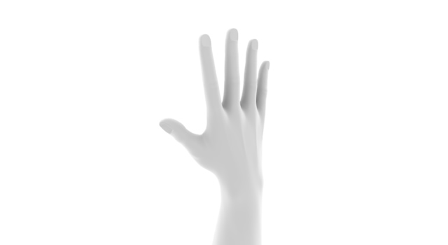 腕を上げて手を広げる｜パー/ジャンケン/イメージ - ハンド/イラスト/手/写真/ダウンロード/フォト/画像加工OK