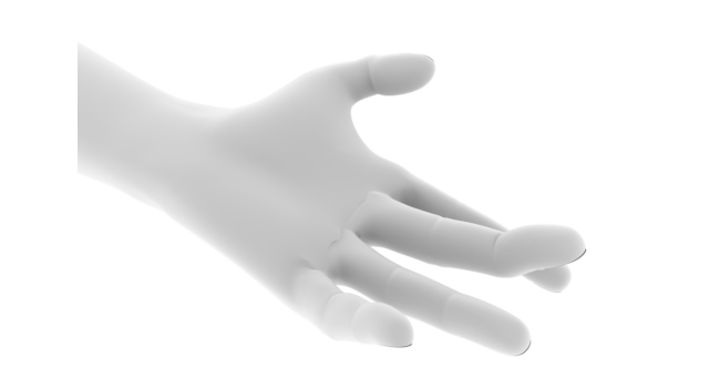 中指を曲げる｜白黒のイメージ - ハンド/イラスト/手/写真/ダウンロード/フォト/画像加工OK