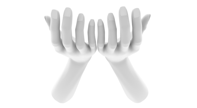 水をすくう/手の表現｜白黒/イメージ/背景 - ハンド/イラスト/手/写真/ダウンロード/フォト/画像加工OK