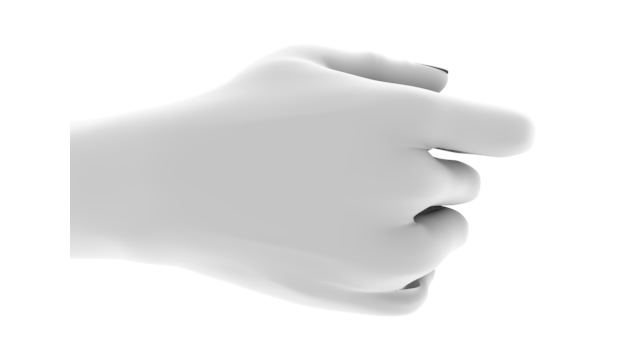 さしだす/手の形｜白背景/グレーイメージ - ハンド/イラスト/手/写真/ダウンロード/フォト/画像加工OK