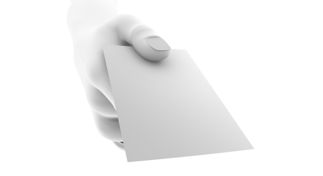 名刺をわたす/イメージ｜メモをわたす/手のポーズ - ハンド/イラスト/手/写真/ダウンロード/フォト/画像加工OK