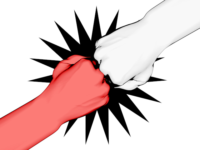 戦い｜パンチ｜あたる｜喧嘩｜ファイト｜攻撃｜破壊 - ハンド/イラスト/手/写真/ダウンロード/フォト/画像加工OK