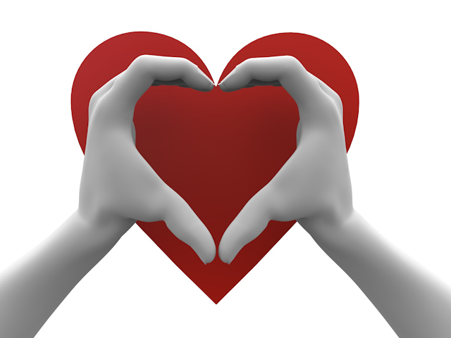 ハート｜愛｜形｜シルエット｜手｜ラブ｜両手｜心｜愛情 - ハンド/イラスト/手/写真/ダウンロード/フォト/画像加工OK