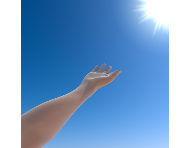 大空/太陽/差し伸べる/手/助ける - ハンド/イラスト/手/写真/ダウンロード/フォト/画像加工OK