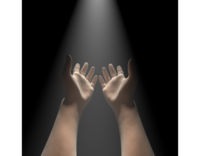 天空/閃光/神/救い/暗闇 - ハンド/イラスト/手/写真/ダウンロード/フォト/画像加工OK