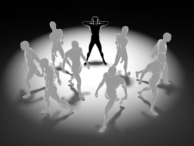 絶望感｜裏切り｜暗闇 - ヒューマン/シルエット/イラスト/写真/無料/人物/ダウンロード素材