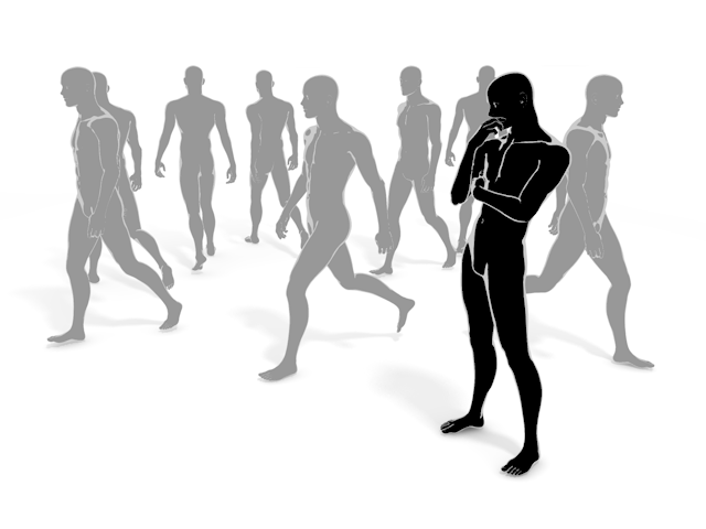 選別｜能力｜群衆 - ヒューマン/シルエット/イラスト/写真/無料/人物/ダウンロード素材