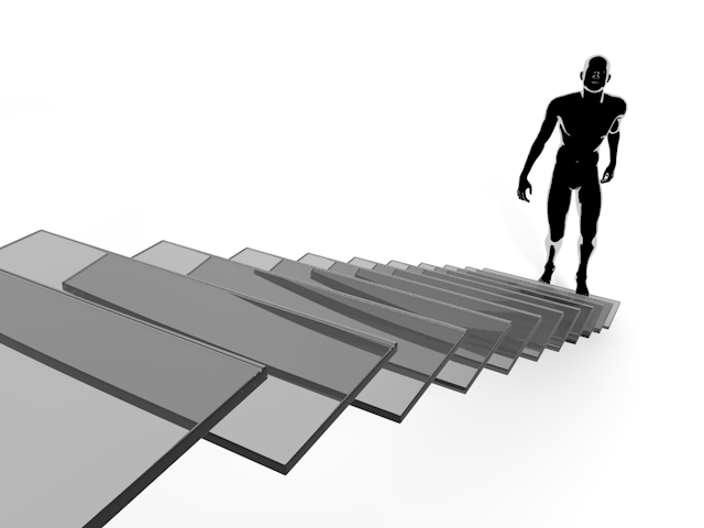 上昇｜階級｜昇級｜階段 - ヒューマン/シルエット/イラスト/写真/無料/人物/ダウンロード素材