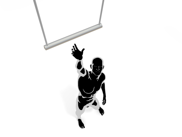 手が届く｜手に入れる｜やりとげる - ヒューマン/シルエット/イラスト/写真/無料/人物/ダウンロード素材