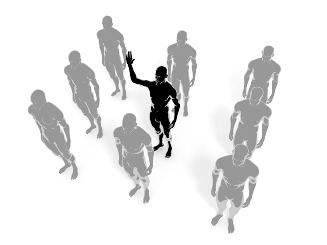 発言｜意見｜朝礼｜挨拶 - ヒューマン/シルエット/イラスト/写真/無料/人物/ダウンロード素材