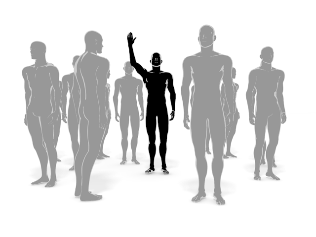 立候補｜手をあげる｜自分でやる - ヒューマン/シルエット/イラスト/写真/無料/人物/ダウンロード素材