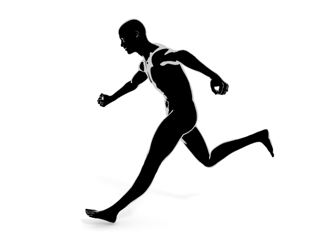 突進｜激怒｜走る - ヒューマン/シルエット/イラスト/写真/無料/人物/ダウンロード素材
