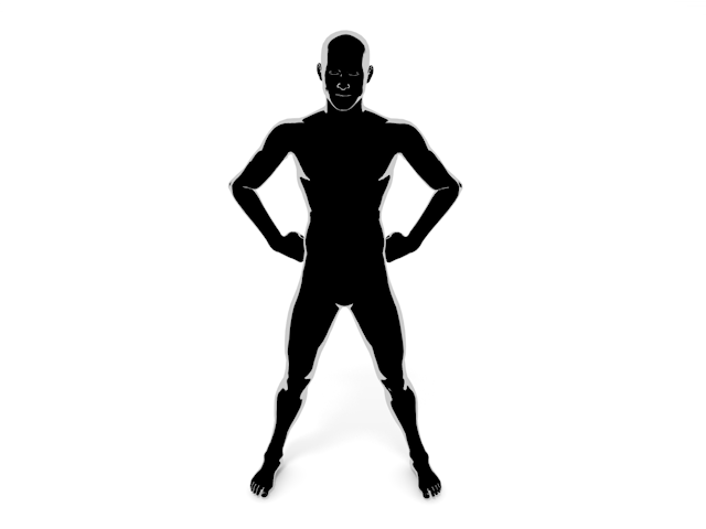 超人間｜パーフェクトマン｜超能力 - ヒューマン/シルエット/イラスト/写真/無料/人物/ダウンロード素材