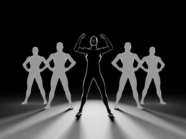 暗闇｜光｜照らす｜シルエット - ヒューマン/シルエット/イラスト/写真/無料/人物/ダウンロード素材