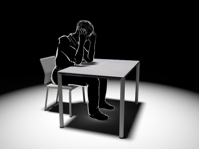 悪口｜いじめ｜孤独感 - ヒューマン/シルエット/イラスト/写真/無料/人物/ダウンロード素材
