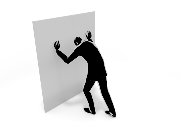 失敗｜敗北｜サラリーマン｜ストレス - ヒューマン/シルエット/イラスト/写真/無料/人物/ダウンロード素材