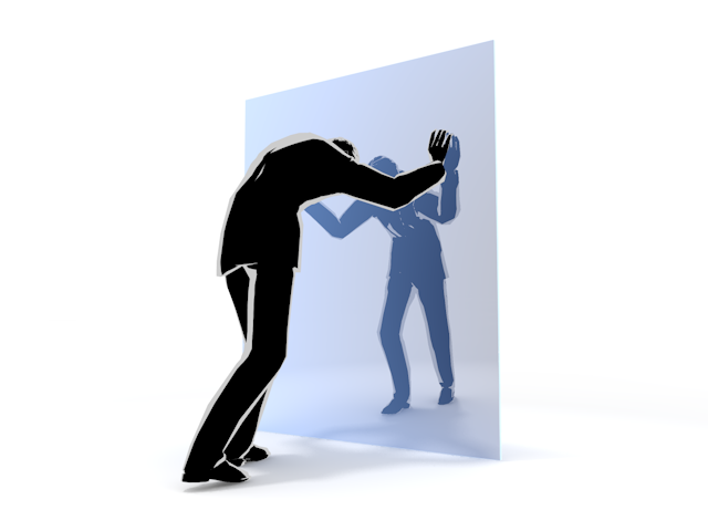 みじめ｜自分の姿｜罪悪感 - ヒューマン/シルエット/イラスト/写真/無料/人物/ダウンロード素材