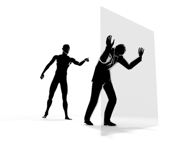 言葉の暴力｜パワハラ｜ストレス社会 - ヒューマン/シルエット/イラスト/写真/無料/人物/ダウンロード素材