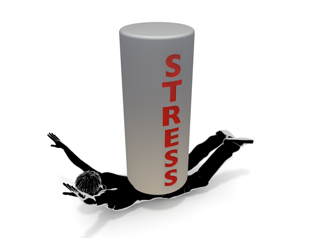 つぶされる｜男性｜ストレス｜苦痛 - ヒューマン/シルエット/イラスト/写真/無料/人物/ダウンロード素材