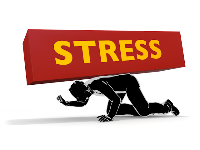 ストレスが襲い来る｜負ける｜重い - ヒューマン/シルエット/イラスト/写真/無料/人物/ダウンロード素材