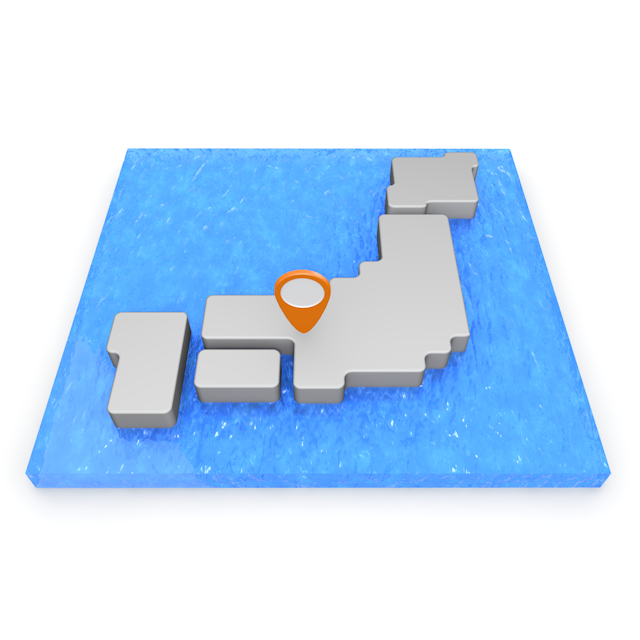 立体地図｜日本｜近畿 - 地図/マップ/写真/フリー素材/イラスト/ジャパン / 日本